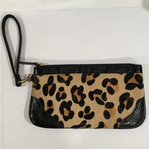 Leopard Wristlet